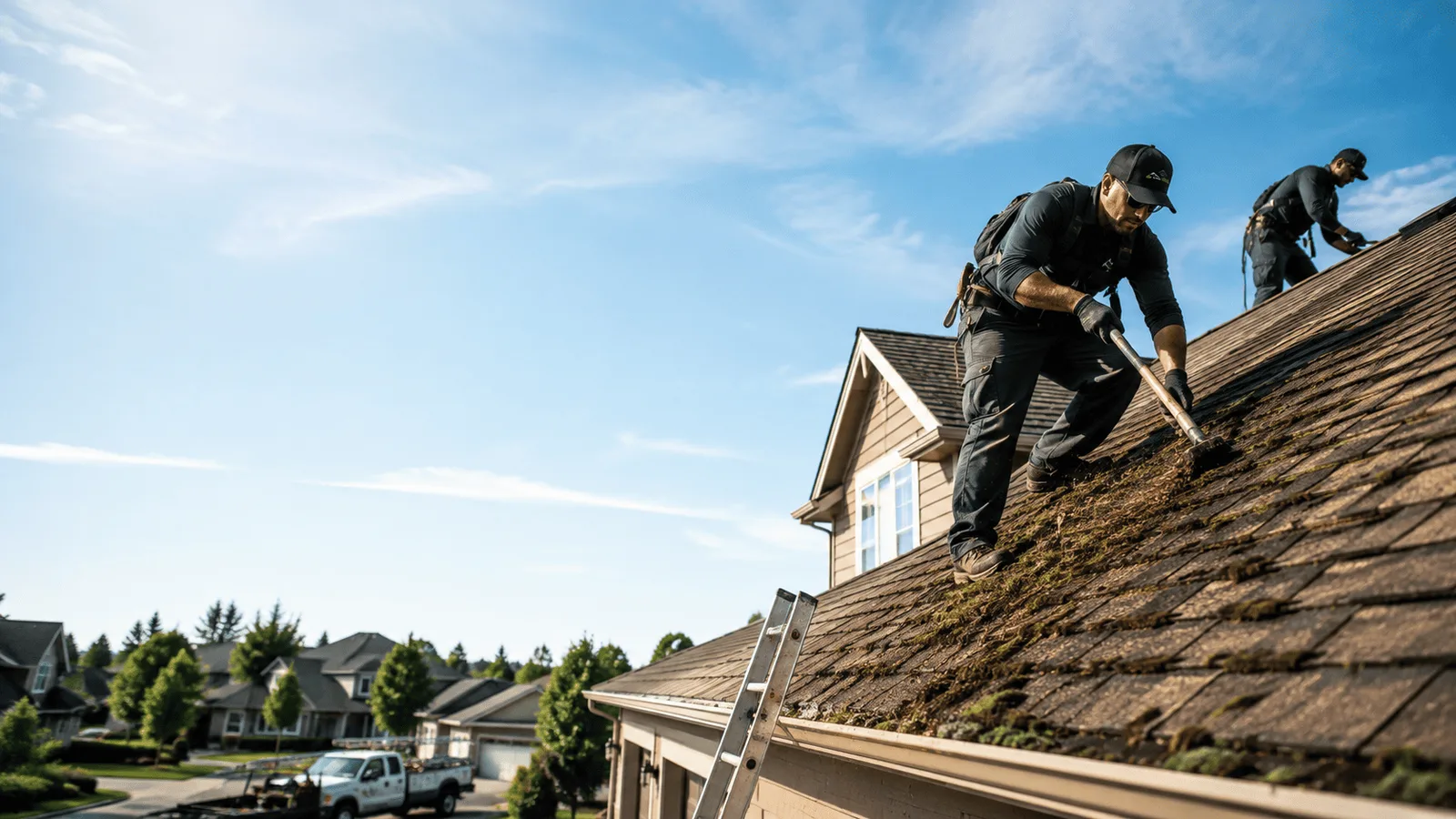 Roof Moss Removal in Muskegon, MI near me